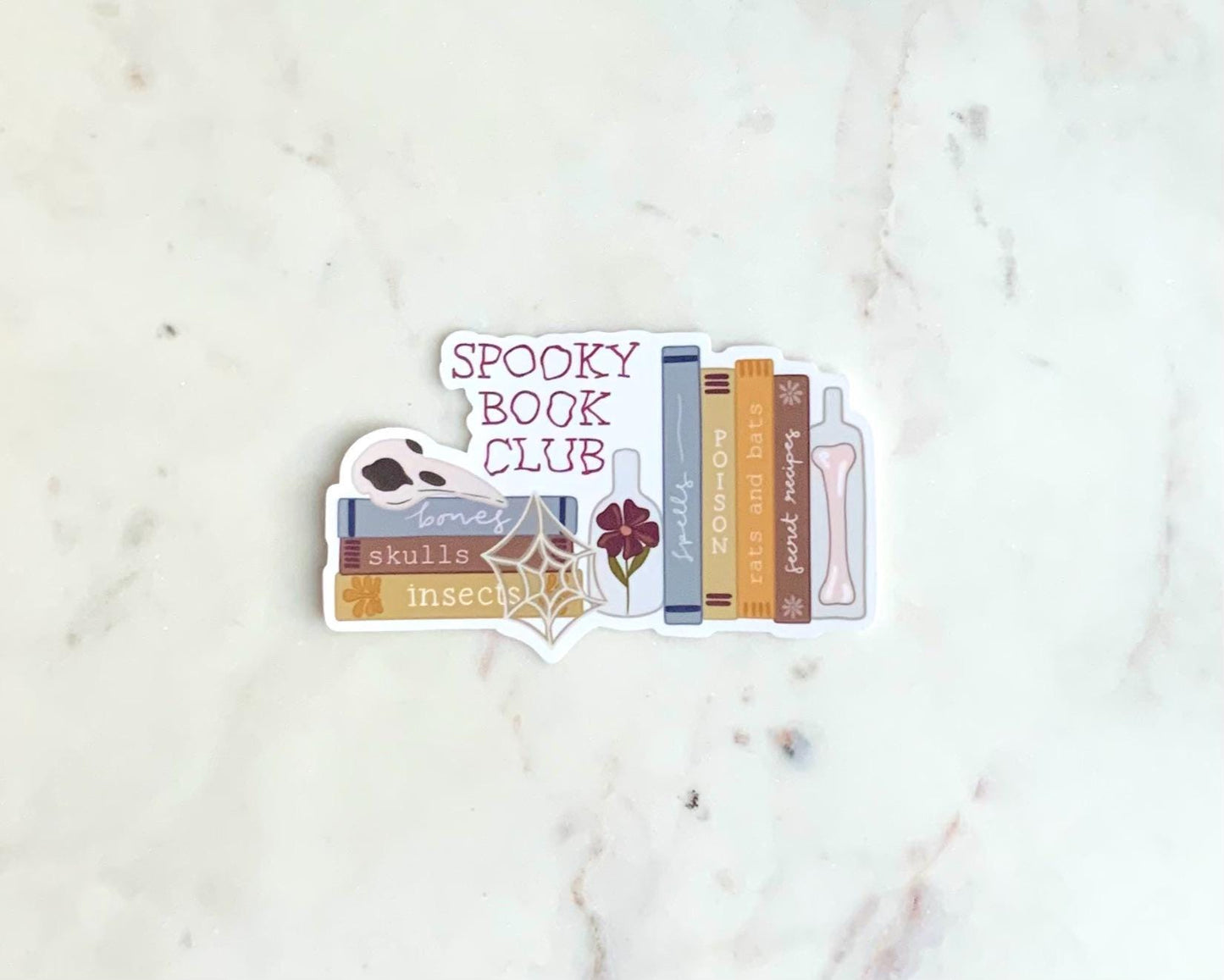 Spooky Book Club | Book Lover Stickers | Halloween Stickers | Spooky Season