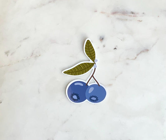 Blueberry Bunch Sticker | Fruit Stickers | Summer Stickers | Blueberry Theme