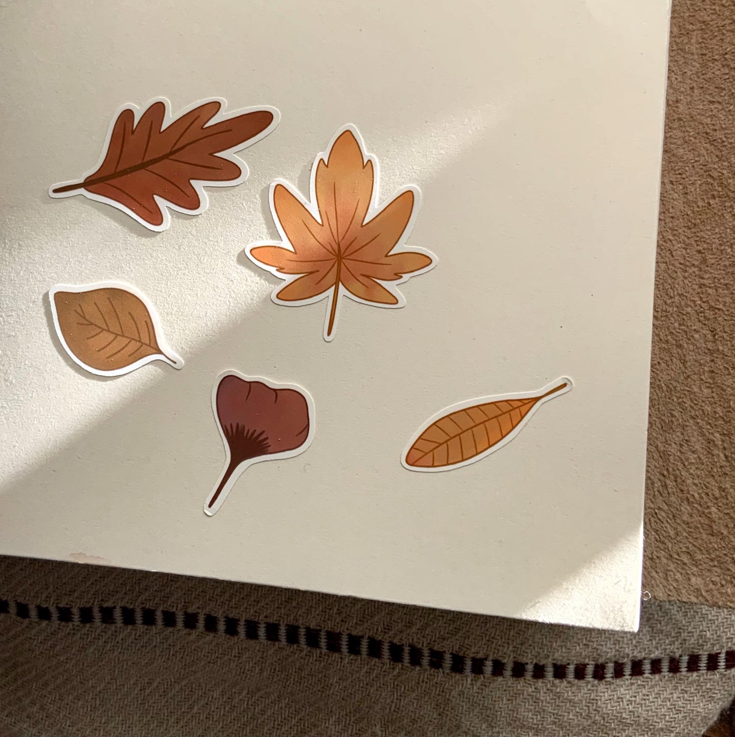 Autumn Leaves Sticker Sheet | Fall Stickers | Autumn Stationery | Fall Decor